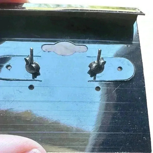 Sterling Silver Simulated Diamond Stud Earrings 2 Carat - Picture 3 of 3